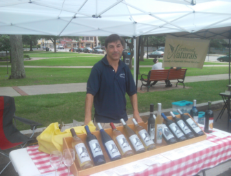 Candia Vineyards is one of many vendors at the weekly farmers market.