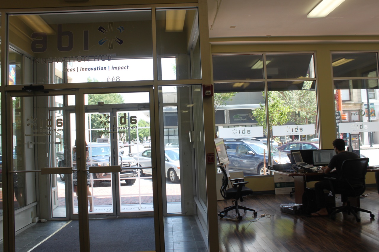 Inside the AlphaLoft - space where business owners can find resources to help them establish and operate on a shoestring budget.