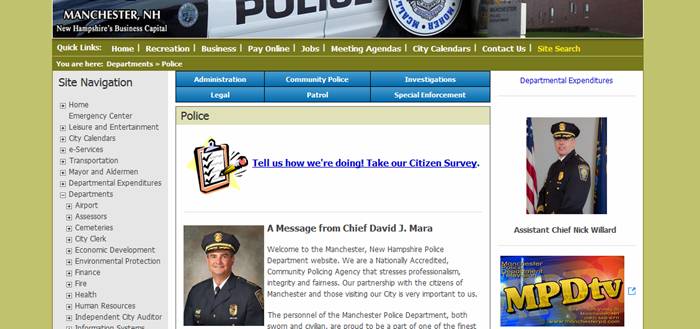 MPD Online Citizens Survey.