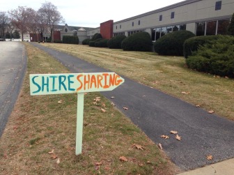 Donated warehouse on Perimeter Road where the Thanksgiving magic happened.