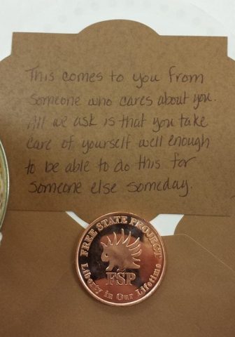 Notes accompanying every delivery.