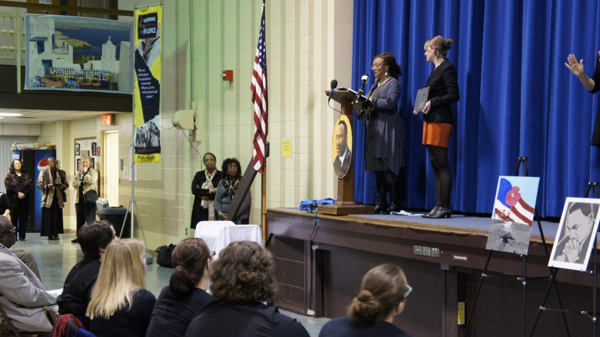MLK Award recipient, JerriAnne Boggis, Director of the Portsmouth Black Heritage Trail