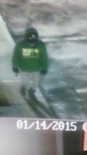 Still image from Willow Street Plaza surveillance camera.