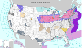 Storm map from Feb. 1, 2015.