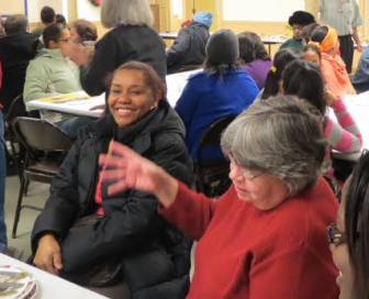 2014 Holiday Dinner at First Congregational Church hosted by English for New Americans.