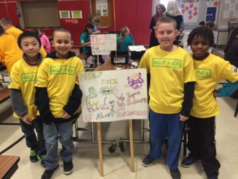 The Wolf Pack, from left, Justin Dang, Jeveah Ramos, Caleb St. Ong, and Brian Alvarez.