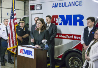 US Sen. Kelly Ayotte announces her support of the Opioid Overdose Reduction Act.