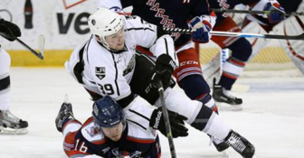 The Monarchs snapped their three-game winning streak in a 3-2 shootout loss to Hartford.