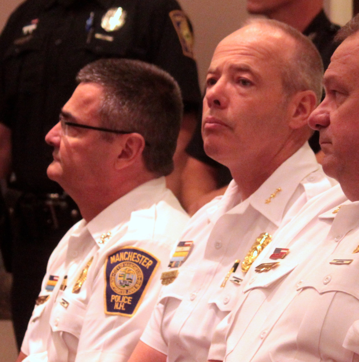 Assistant Chief Nick Willard, right, with Chief David Mara, who has announced his retirement.