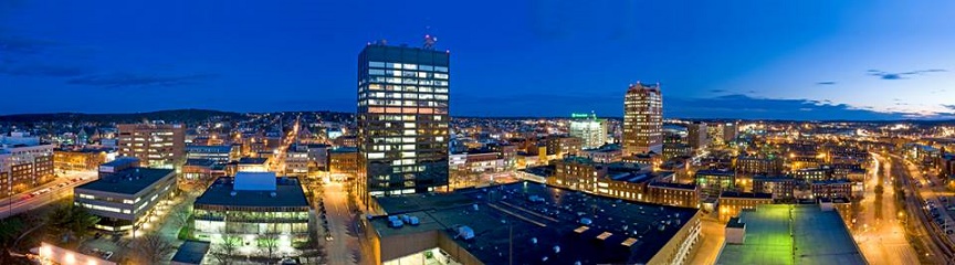 ManchVegas - panoramic of downtown