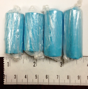 Heroin seized in Wednesday night arrest.