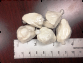 24.5 grams of heroin allegedly seized from Jackson's vehicle by police.