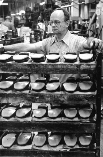 Manchester residents always put their best foot forward when they were wearing locally made shoes.