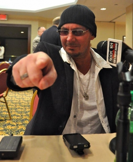 Radio personality Andy Blacksmith, from the Morning Buzz