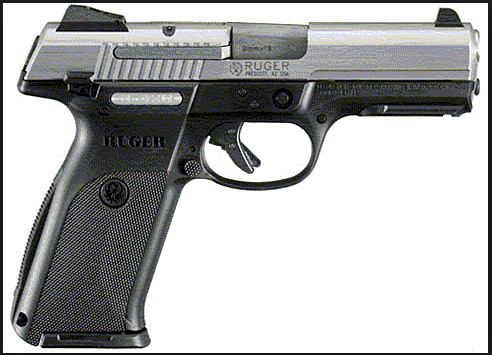 Ruger  9 mm  handgun similar to the one reported stolen.