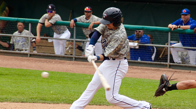 Shane Opitz collected an RBI for a third straight game, but the Fisher Cats fell short of the win.