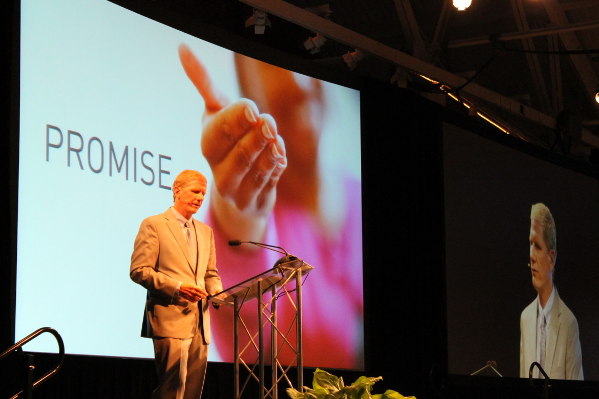 Richard Ober, President & CEO of the Foundation, during their respective remarks tonight.