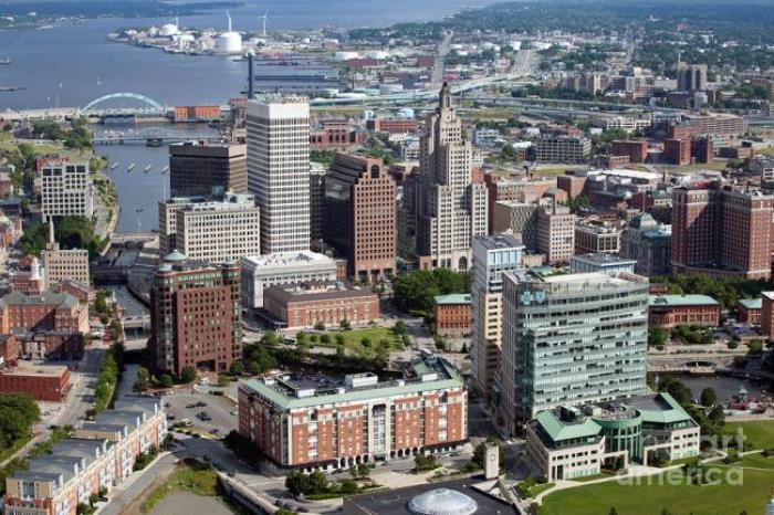 PVD Downtown aerial