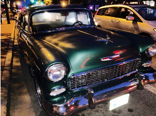 '55 Chevy - a recurring green ghost of my childhood.