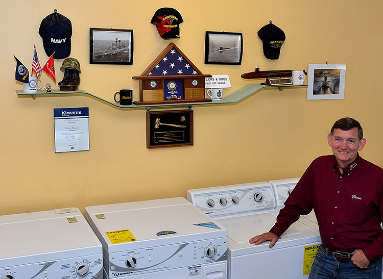 Glenn Krull, owner of Glenn's Appliance in Manchester.