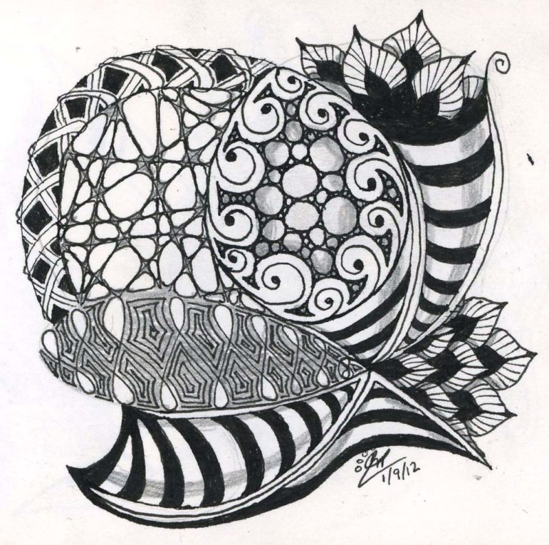 Zentangle sample