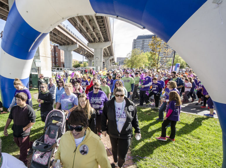 An estimated 2,000 participants came out Sept. 26 for the annual Walk to End Alzheimer's.