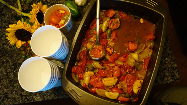 Roasted tomato sauce.