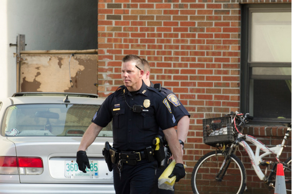 Scene of May 10, 2015 shooting on Lake Avenue.