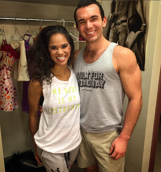 With Misty Copeland via @maxmclayton on Instagram, Sept. 7.