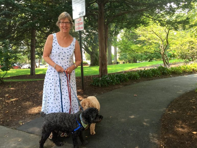 Susan Woods, a neighbor of Wagner Park and now an official Friend – she is among a small group of neighbors officially adopting the park for safe keeping.