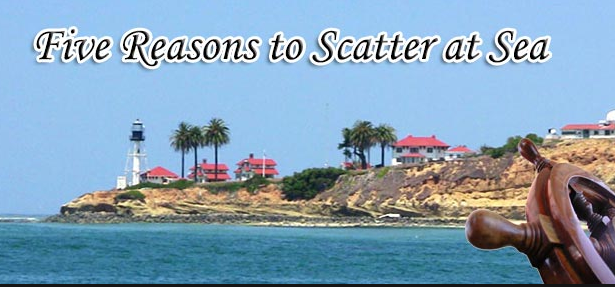 All aboard the SS Afterlife: Ad for a California ash scattering cruise.