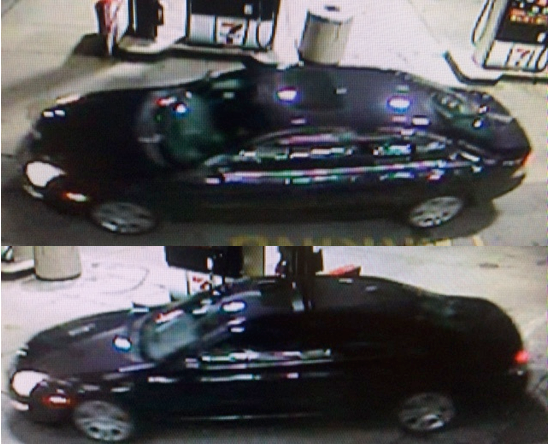 Possible car connected to the robbery at 7-Eleven early Friday morning.