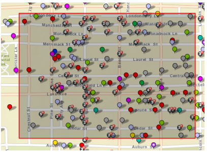 Crime logged in area of Oct. 20 arrest (Manchester and Union) between July 20-Oct. 20.