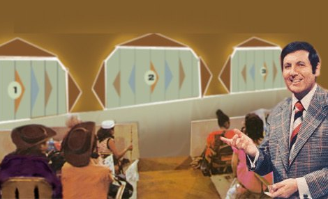 Monty Hall says, "Don't be a chicken. Go for what's behind door No. 3."