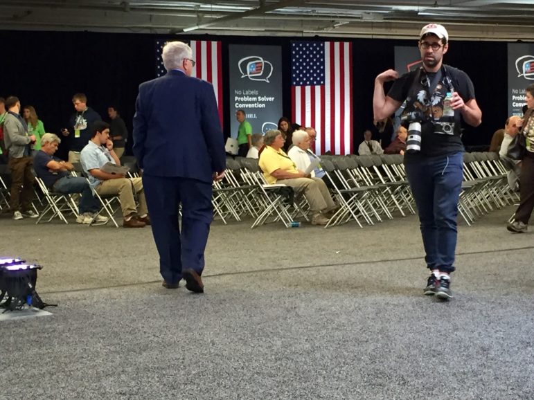 Empty chairs after the post-Sanders exodus.