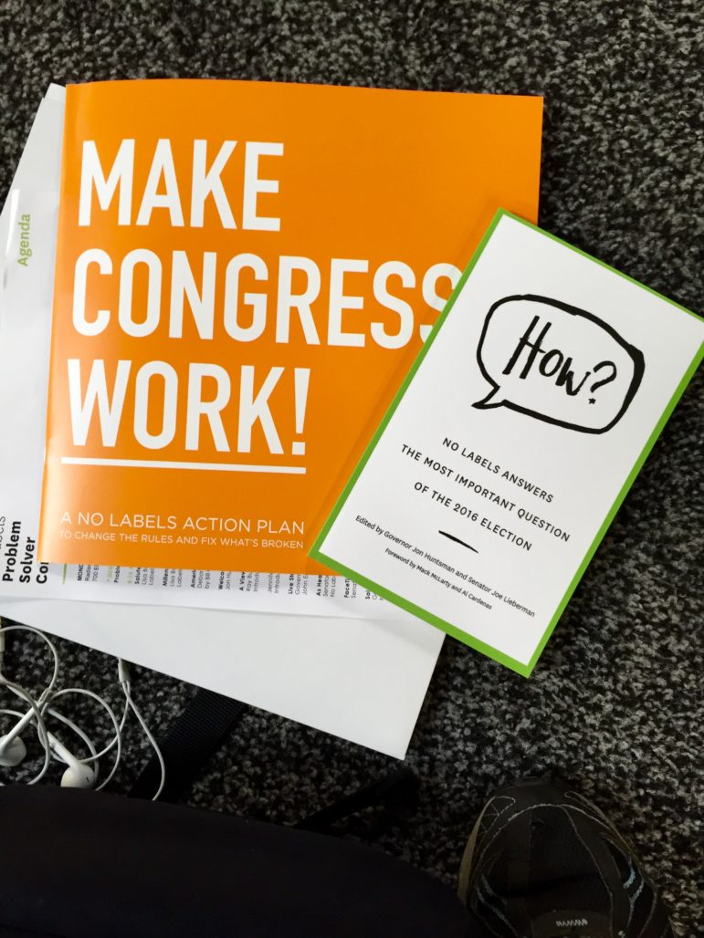 Reading material distributed to attendees.