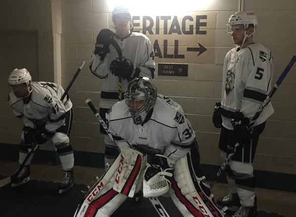 Monarchs get their game face on.