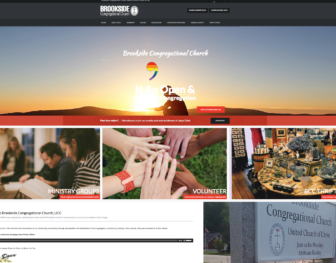 Brookside Church launches new interactive website.