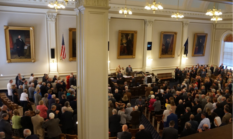 New Hampshire lawmakers at work in Concord in this September file photo. 