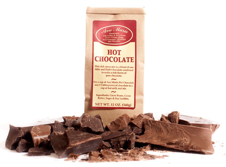 Hand-crafted hot cocoa mix, Ava Marie Chocolates, Peterborough