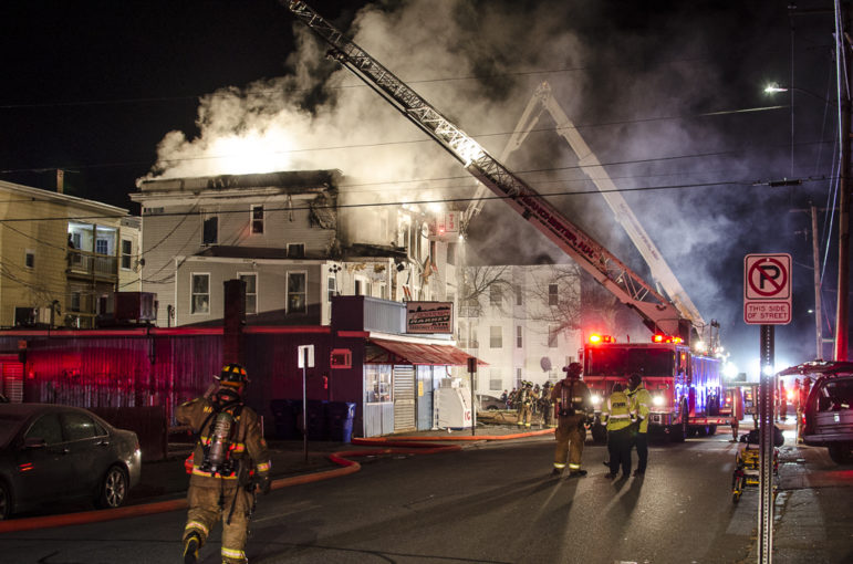 All hands on deck for 3-alarm fire.