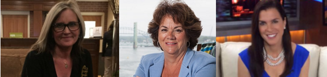 From left, Kriss Blevens, Renee Plummer and Stefany Shaheen.