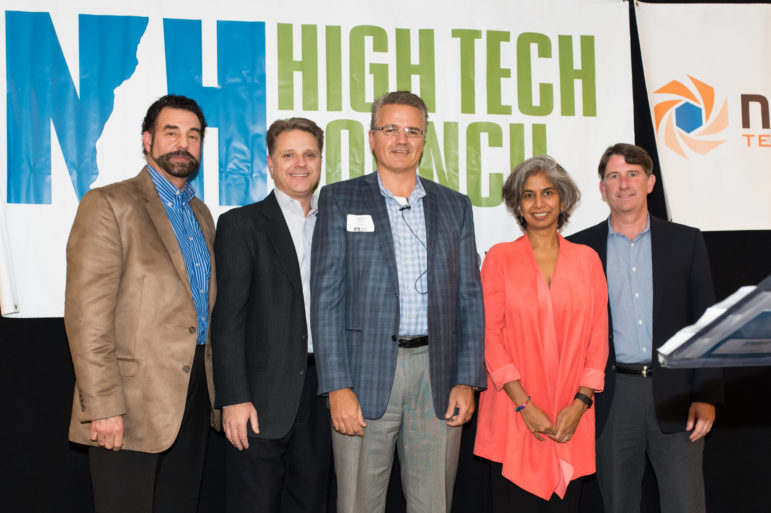 Plexxi Inc. of Nashua in the winner's circle at NHHTC annual awards.