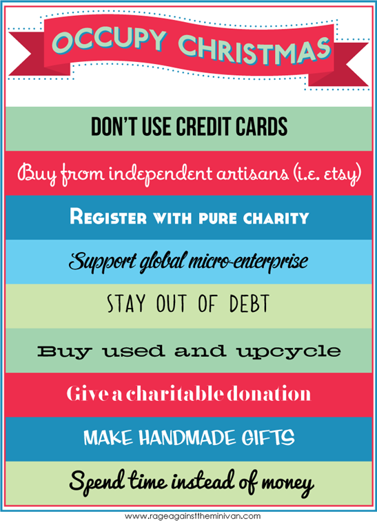 Simple Rules to Occupy Christmas.