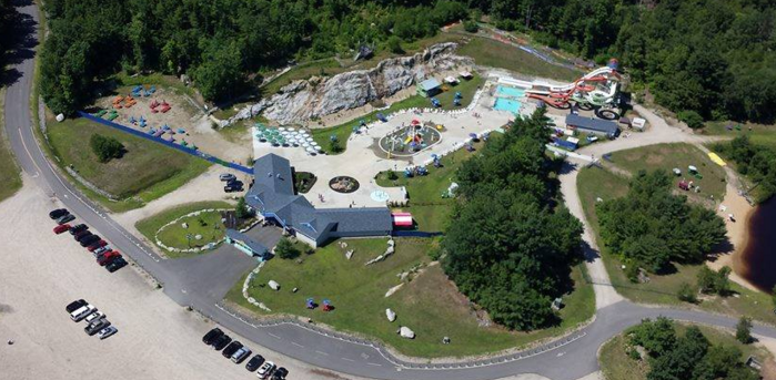 Aerial view of the park.
