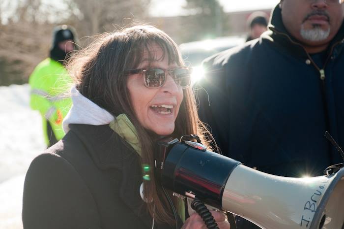 Labor activist Linda Horan.