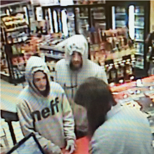 Suspects in Shell gas station robbery Monday night.