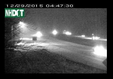 Here's a look from the Salem Welcome Center camera on I-93 at 4:47 am.