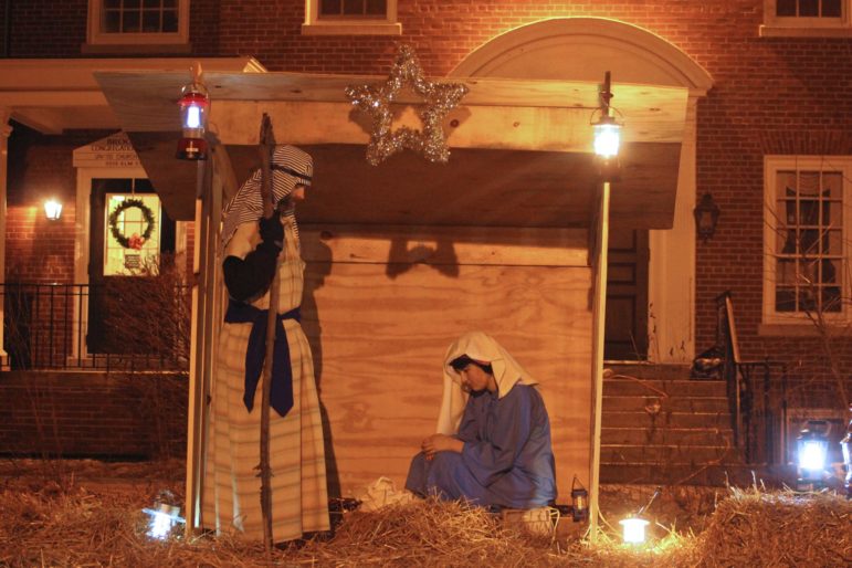 Annual Brookside Congregational Church Living Nativity.