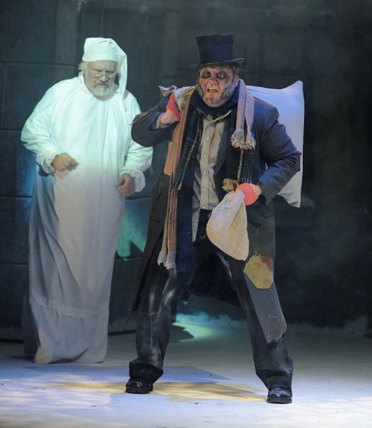 Joel as Old Joe in Palace's Christmas Carol 2009-1